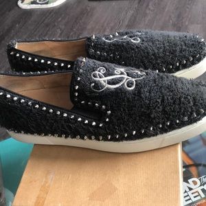 Christian Louboutin pik boat flat towel/grosgrain